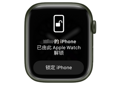 金阳苹果手机维修分享用 AppleWatch 解锁配备面容 ID 的 iPhone方法 