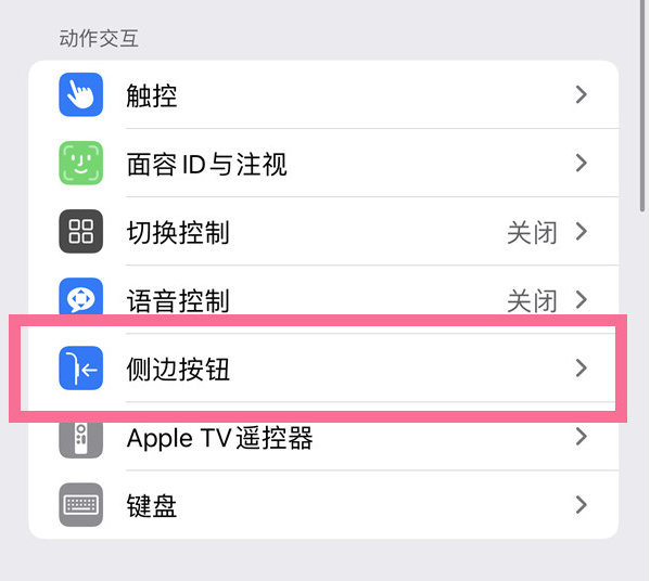 金阳苹果14维修店分享iPhone14 Plus侧键双击下载功能关闭方法 