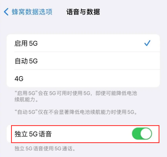 金阳苹果14维修分享iPhone 14 Pro如何开启VoNR 