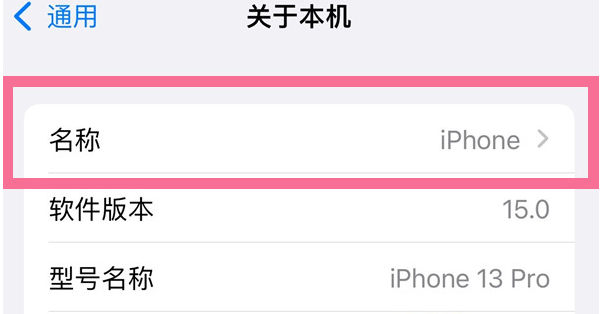 金阳苹果13维修分享iPhone 13热点名字设置教程 