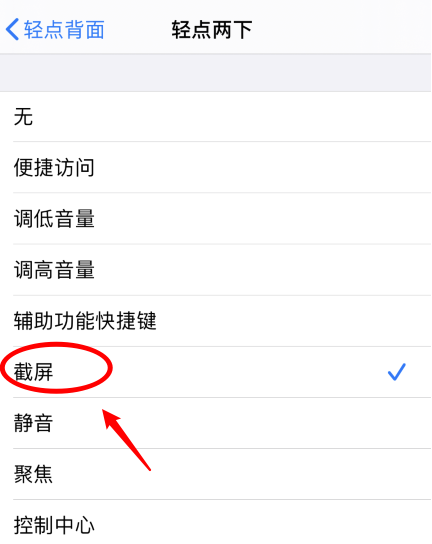 金阳苹果手机维修分享iPhone12如何启用双击截屏 